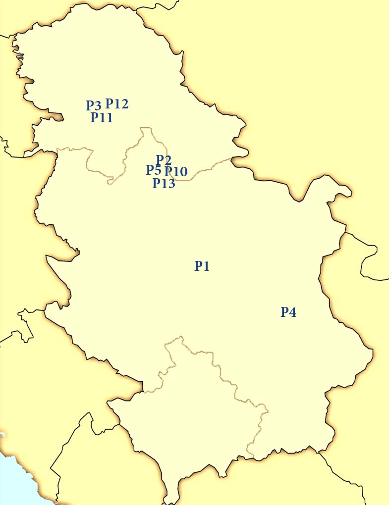 Mapa Srbija cropped